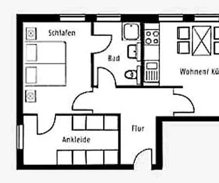 Apartmán Muster Fewo 1 - 